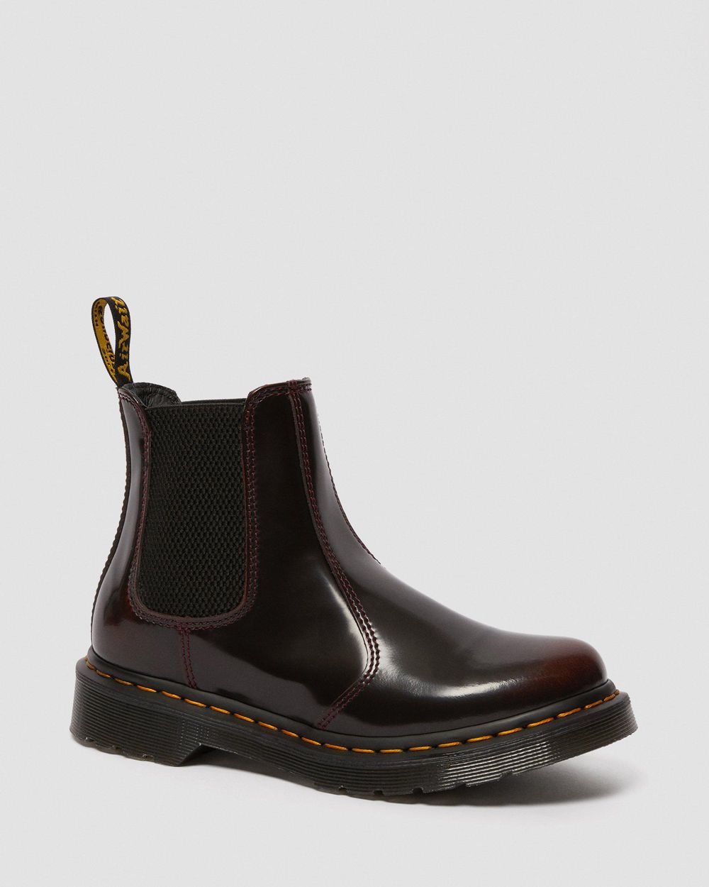 Dr Martens 2976 Arcadia Kožené Chelsea Boots Damske ( Červené ) SK 473-JUMXDC